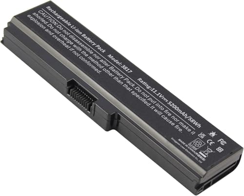 TREE.NB Battery for Toshiba L675 L750 L700 L755 P755 P750 C655 A655 A665 C655D L755D L755-s5167 L755-s5170 L755-s5175 L755-s5213 Satellite, Replace with Toshiba Battery PA3817U-1BRS PA3818U-1BRS