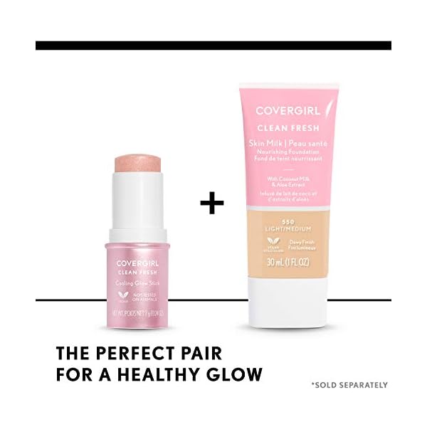 COVERGIRL, Clean Fresh Skin Milk Foundation, Light/Medium, 1 Count (packaging may vary)