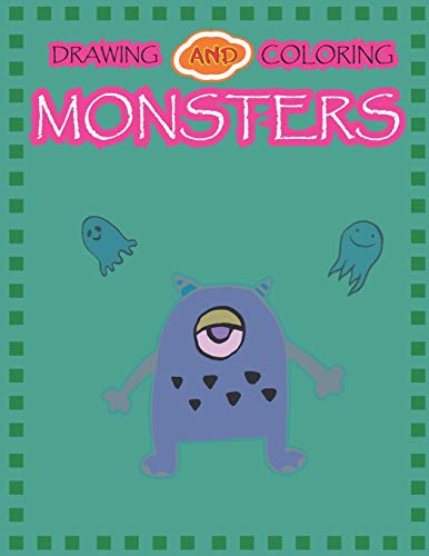 Drawing and Coloring Monsters: How to Drawing Funny Monsters For kids age 5 up, 97 pages, size 8.5"x11" Learn to Draw Cute Monster for Kids With Grid ... Book to Create Spooky Beasts Step by Step. image 3