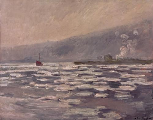Impression Tableaux Peinture sur Toile Claude Monet Déco Chambre Nordique