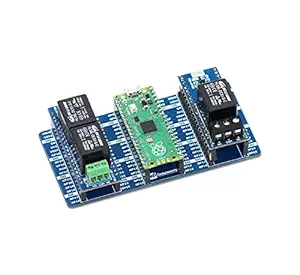 sb components Raspberry Pi Pico Board with Pico 2 Channel Expander Pico I/O GPIO Expansion Board for Raspberry Pi Pico, Raspberry Pi Pico Kit
