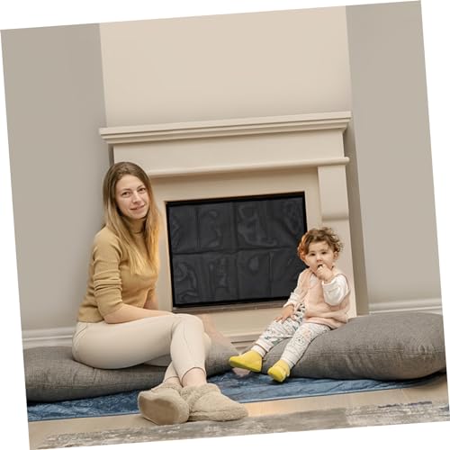 Écran pare-étincelles cheminée en acier robuste UKCOCO 29x45 pouces haute protection - 7