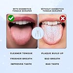 Tongue Scraper Variety Pack 100% Medical Grade Stainless Steel Spoon and U shaped Tongue Scrapers for Adult and Kids, Easy To Use, For Oral Care & Hygiene - Image 4
