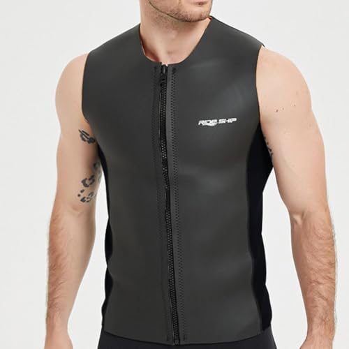 Chaleco de buceo de neopreno con aislamiento térmico corporal ajustable 7