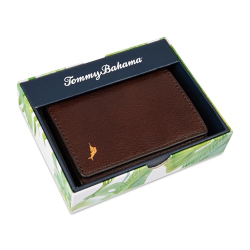 Image of Tommy Bahama Mens Leather Trifold Wallet