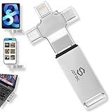 Photo-Stick-for-All-Devices 128GB Secure Auto Photo & Video Backup-USB-Drive for iPhone iPad Android Mac & PC – Multiport-Flash-Drive & Picture-Backup-Memory-Stick-Thumb-Drive to Store & Transfer File
