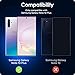 UniqueMe [2+2 Pack] Compatible with Samsung Galaxy Note 10 Plus/Note 10+ / Note 10 Plus 5G Screen Protector and Camera Lens Protector, [Fingerprint Available] Flexible Soft TPU Film