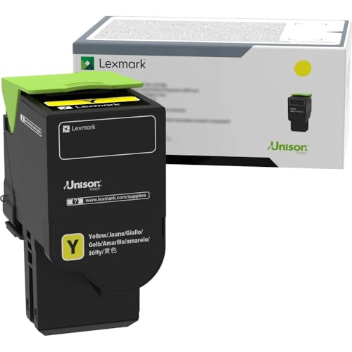 Lexmark 78C00YG toner cartridge Yellow - Laser Toner (1400 pages, Yellow)