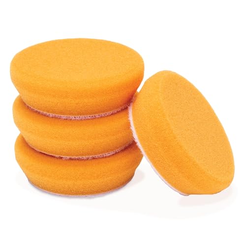 Griot's Garage 2" BOSS Correcting Foam Pads for Car Polishing, Buffing, Detailing and Light to Moderate Auto Paint Correction, Durable, Machine-Washable, Pack of 4 by Griot's Garage - Used condition - US$17.95