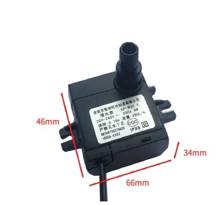 AP-600E 8W Klimaanlage Lüfter Tauchpumpe Kaltventilator Maschine Selbstansaugende Pumpe Zubehör Ersatzteil