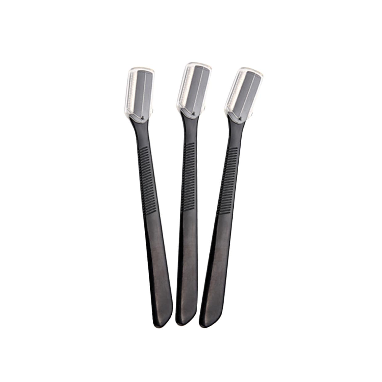 FRCOLOR 3 Sätze Praktischer Augenbrauentrimmer Gesicht Bausatz Werkzeug Make-up-zubehör Augenbrauen Rasierer Black 12 Stücke * 3