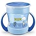 NUK Mini Magic Cup Trinklernbecher | 360° Trinkrand | 160ml | auslaufsicher | BPA-frei | 6+ Monate | blau