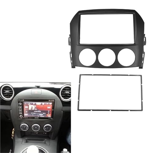 Façade d'autoradio 2 DIN pour Mazda MX-5 Miata cadre de tableau de bord
