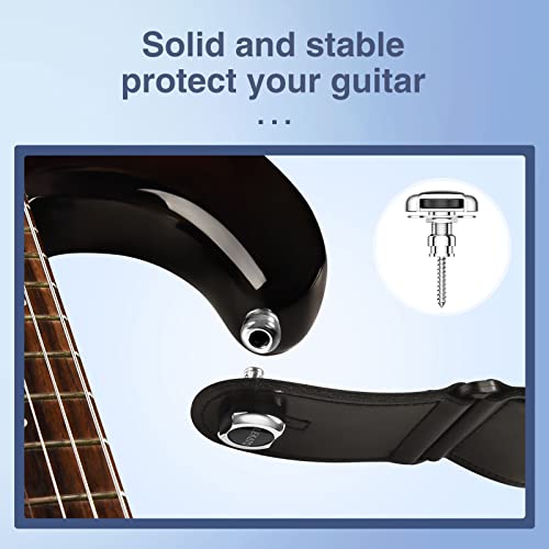 Verrou de sangle de guitare acoustique électrique et basse LEKATO - 5