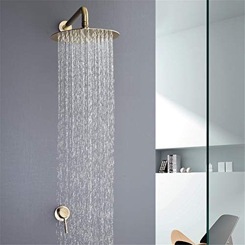 Bec de baignoire ensemble de robinet de douche robuste anti calcaire laiton - 5