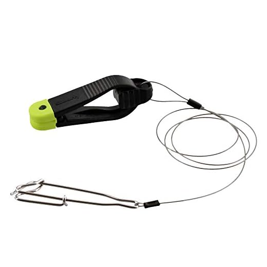 Scotty #1180 Mini Power Grip Plus Line Release, 18-Inch Leader w/ Cable Snap