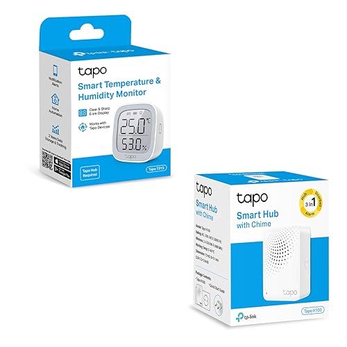 Image of Tapo Tp-Link Digital Hygrometer Thermometer Tapo T315 Smart Temperature & Humidity Monitor | Real Ti