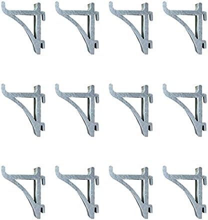 12 Pcs Refrigerator Shelf Clips Shelf Support Bracket Freezer Shelf Clip Kit for Refrigerator Cooler Freezer Fridge Shelves