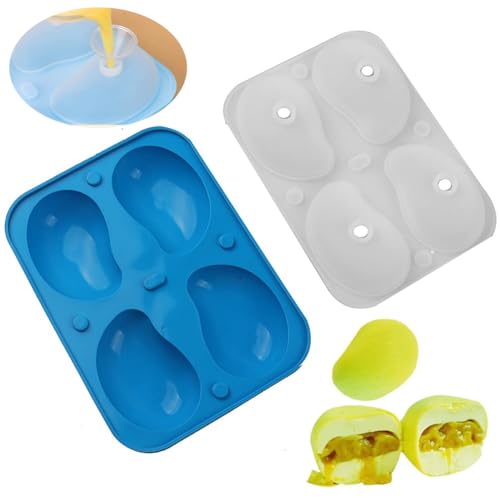 Molde de silicón 3D para hornear forma mango miniatura 4