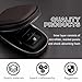 Ohleats Car Key Case, Leather Auto Key Holder with Metal Hook & Zipper, Vehicle Remote Key Protector, Car Accessories (Coffee-1Pack)