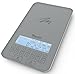 Summer Incentive Nutrition Scale by NutraTrack™ with Food Grade Glass, Perfect for Calorie Counting, Meal Prep, and Weight Loss (Pearl Silver)