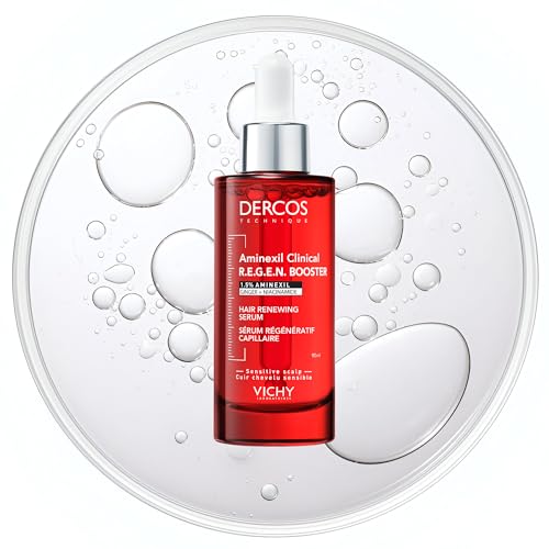 Vichy Dercos Aminexil Clinical R.E.G.E.N. Booster, Siero Rinnovatore Capillare, Per