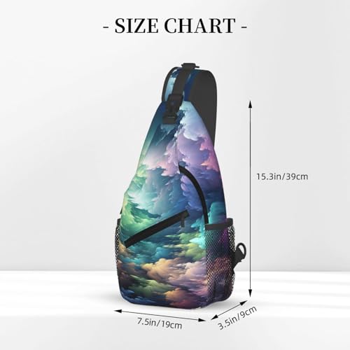 Sling Bag para mujeres y hombres color negro miniatura 2