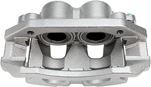 Image of Detroit Axle - Front Brake Kit for 2009-2018 Ram 1500, 2019-2022 | Ram 1500 Classic Drilled & Slotted Brake Rotors Disc Brakes Caliper w /Bracket Replacement