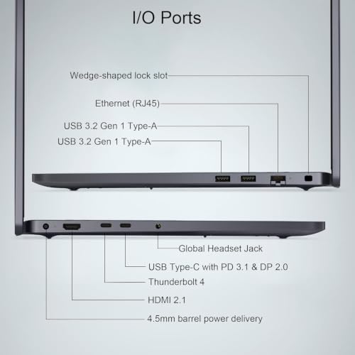 Image of Dell Pro 16 PC16250 (Next Gen Latitude 3550) Business Laptop (16 inch FHD+ Touchscreen, Intel Core 7 150U (> Ultra 7 165U), 16GB DDR5, 512GB SSD), 1080P IR Webcam, Thunderbolt 4, Backlit, Win 11 Pro