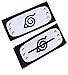 HOODBRO Confezione da 2 bandane Ninja complemento per costume per bambini Cosplay Naruto Bandana fascia frontale