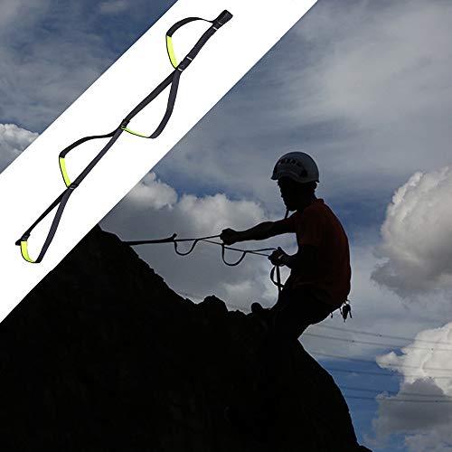 image for Wildken Climbing Aider 4 Step Foot Ascender Loop Climbing Rope Ladder 