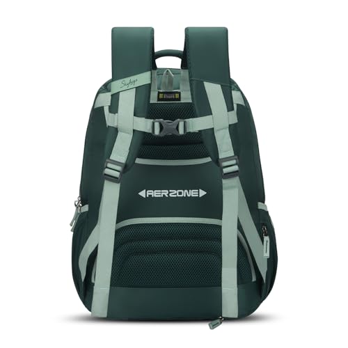 Image of Skybags Sizzler Pro 39L Casual Backpack for Boys & Girls with 3 Compartments & Adjustable Strap | Insulated Tiffin Pouch | Rain Cover | Aer-Zone Back Panel | Perfect for School & Travel - Unisex