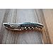 Laguiole En Aubrac Polished Sommelier Waiter's Corkscrew, Turquoise & Black Paper Waves Handle, Wine Opener With Foil Cutter & Bottle Opener