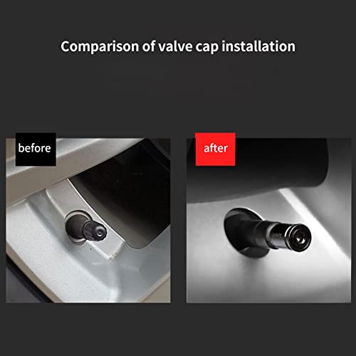 Tampa anti-roubo do ar do pneu,Conjunto bicos ar para pneus | Suprimentos para veículos com textura