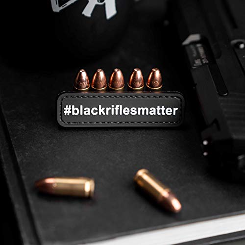 Black Rifles Matter #blackriflesmatter PVC Morale Patch, Hook Backed Morale Patch by NEO Tactical Gear