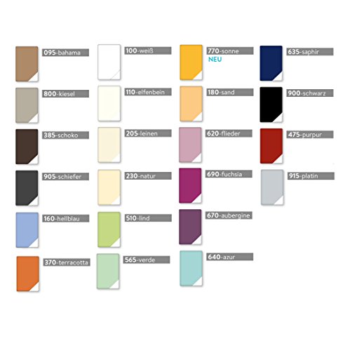 Estella Zwirn-Jersey Topper Spannbetttuch Spannbettlaken für Topper von 7-10 cm in allen Größen und verschiedenen Farben GRATIS 1x SCHAL GRATIS (180x200 cm, platin (915)) Cover