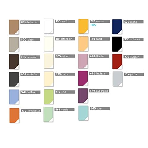 Estella Zwirn-Jersey Topper Spannbetttuch Spannbettlaken für Topper von 7-10 cm in allen Größen und verschiedenen Farben GRATIS 1x SCHAL GRATIS (180x200 cm, weiss (100))