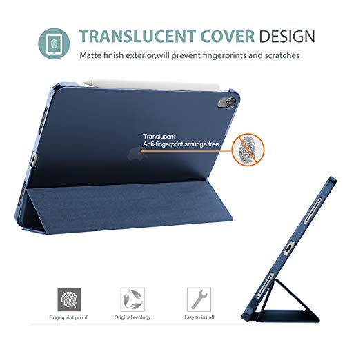 ProCase Smart Case for iPad Air 5th Generation 2022 / iPad Air 4th 2020 10.9”, Slim Stand Hard Back Protective Cover for iPad Air 5 A2589 A2591 A2588/ Air 4 A2316 A2324 -Navy - Image 5