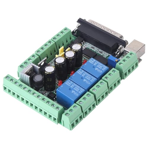 Carte d'interface CNC MACH3V2.1-L pour contrôleur CNC 4 et 6 axes, compatible avec les machines de gravure, les tours et les machines de découpe plasma.