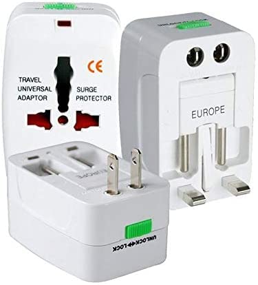 Adaptador de Tomada Universal Viagem Internacional Europa Asia Mais de 150 Países Bivolt - CompleteS