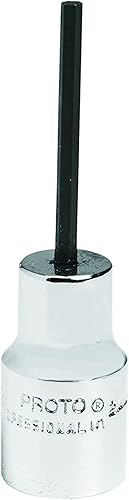 Miniatura 1 de Proto J4770-2.5M 1/4" Drive Hex Bit Socket, 0.098 in