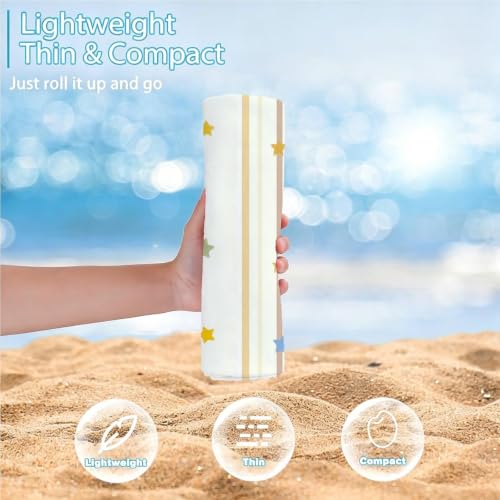 Serviette de plage microfibre pour piscine yoga et vacances au soleil - 5
