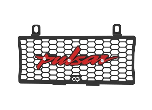 Image of Radiator Guard Compatible with Bajaj Pulsar N250 /F250 (Red, Pack of 1) (Not Suitable for befor 2024 Models, its Suitable only for USD Fork Models)