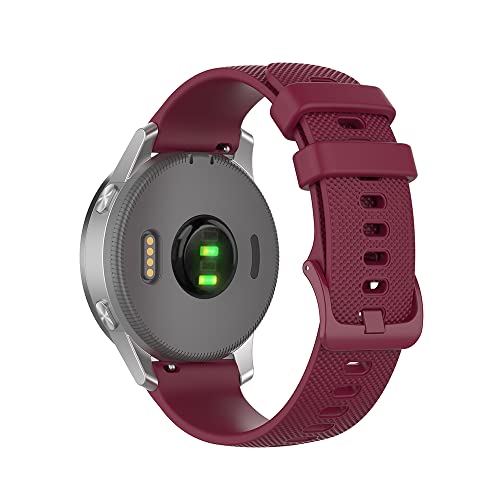 Bracelet montre Garmin Vivoactive 4 en silicone premium texture agate chic