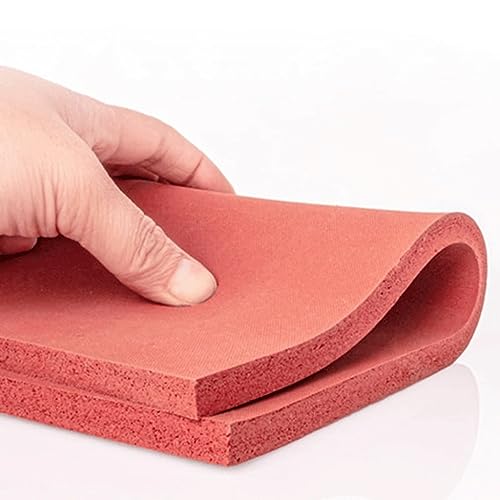 WEKONUMEX Junta de Espuma de Silicona, Lámina de Sellado de Esponja de Caucho de Silicona de Varios tamaños(180x250x8mm)
