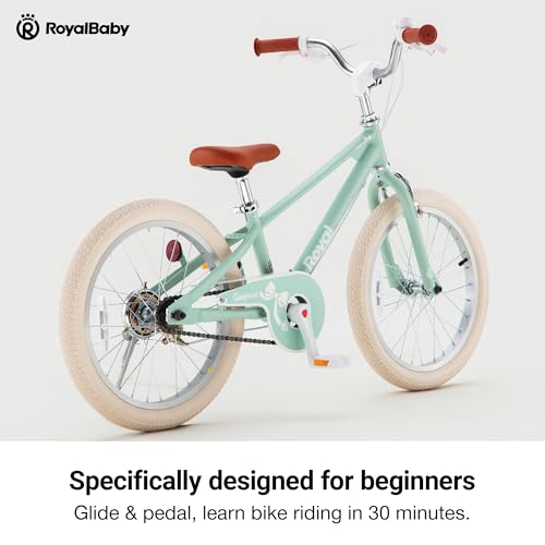 Image of RoyalBaby EZ Kids Bike,12 14 16 18 Inch Convertible Balance to Pedal Bike for Boys & Girls,Beginner Bicycle for Ages 2-9 Years