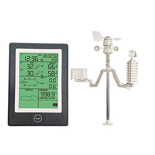 Seven-in-One Farm Labor Wetter Solar Digitalanzeige Wecker Datum Zeit Temperatur Luftfeuchtigkeit professionelle Indoor-Wetterstation Echtzeit-Wetter