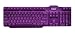 Leze - Ultra Thin Keyboard Cover Protector for Dell RH659 L100 SK-8115 104-key USB Wired Keyboard - Purple