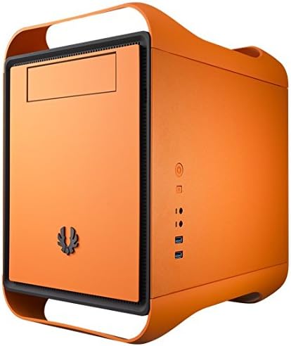 BitFenix Mini-ITX Tower Case Without Power Supply, Atomic Orange BFC-PRO-300-OOXKO-RP