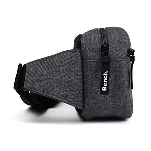 Bench Classic Unisex Bauchtasche - Gürteltasche & Hüfttasche für Damen und Herren, Handytasche, Dunkelgrau, 23x13x6 cm